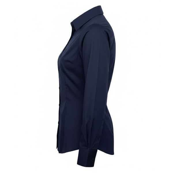 Premier Womens/Ladies Poplin Long-Sleeved Blouse