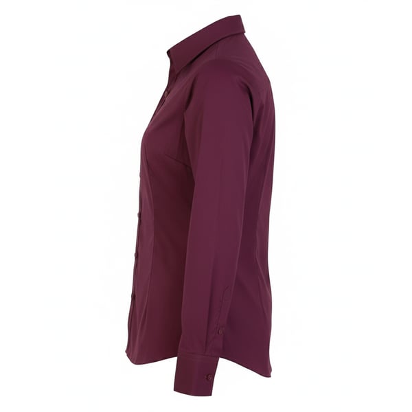 Premier Womens/Ladies Poplin Long-Sleeved Blouse