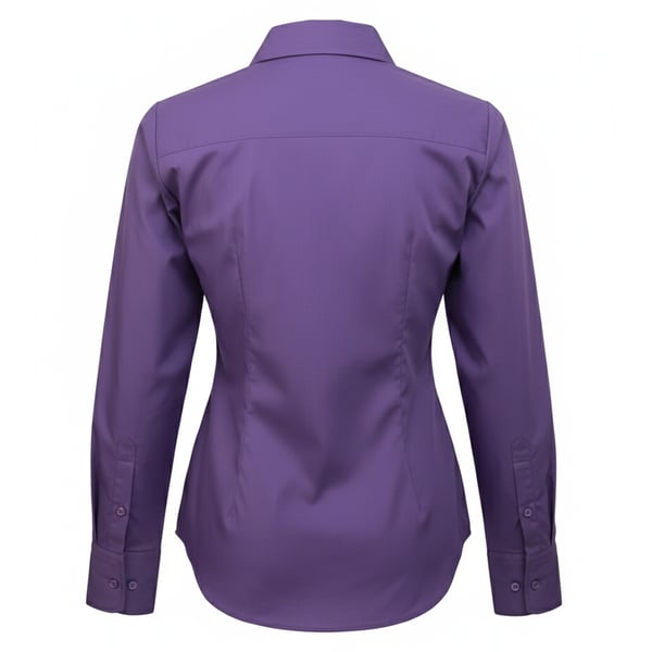 Premier Womens/Ladies Poplin Long-Sleeved Blouse