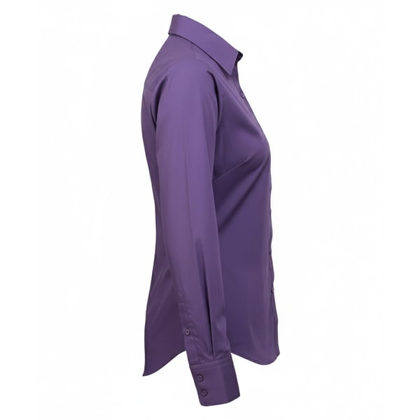 Premier Womens/Ladies Poplin Long-Sleeved Blouse