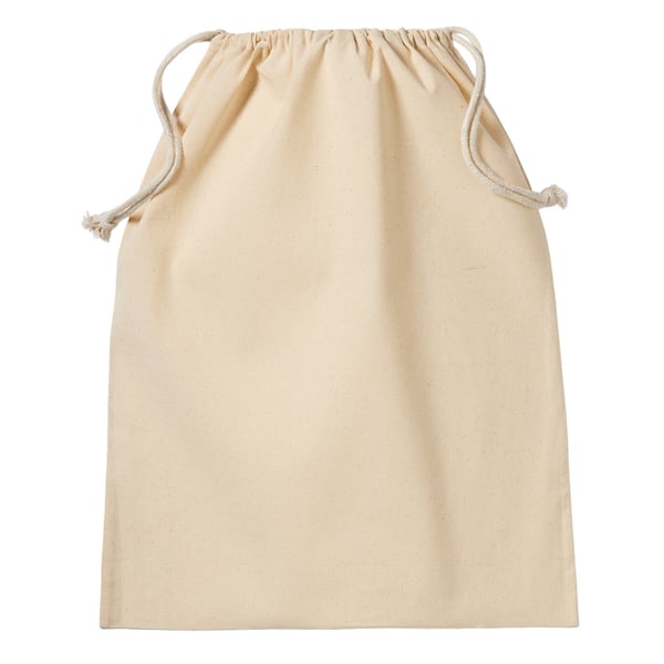 Nutshell Plain Organic Cotton Drawstring Bag