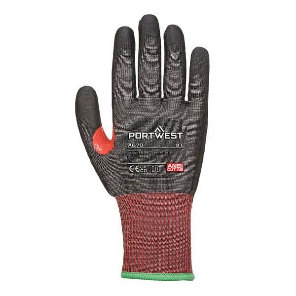 Portwest Unisex Adult A670 Cut Resistant Gloves