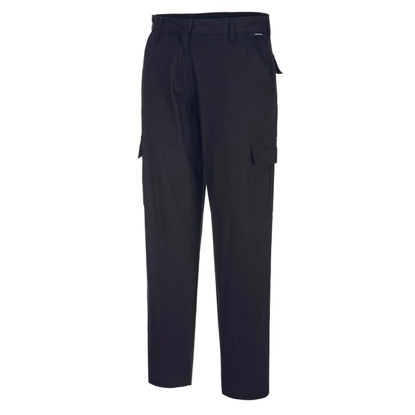 Portwest Womens/Ladies Stretch Slim Cargo Trousers
