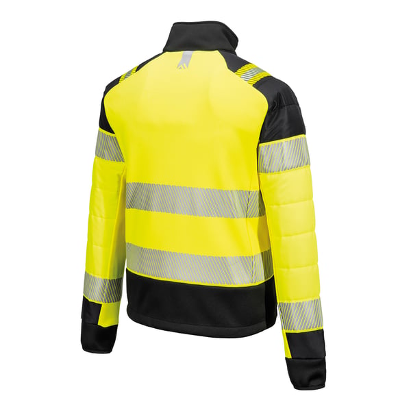 Portwest Womens/Ladies Hybrid Baffled Hi-Vis Jacket