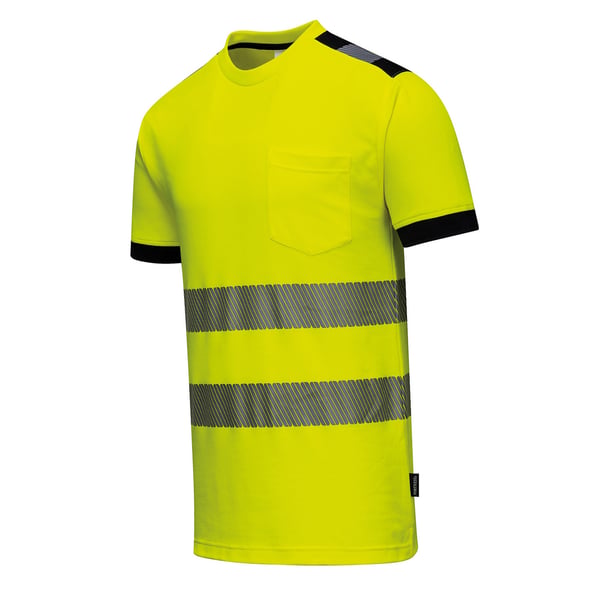 Portwest Mens PW3 Hi-Vis T-Shirt