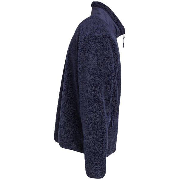 Build Your Brand Mens Bonded Sherpa Jacket