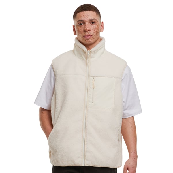 Build Your Brand Mens Bonded Sherpa Gilet