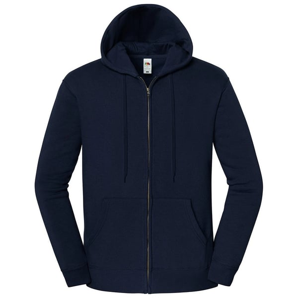Fruit of the Loom Unisex Vuxen Iconic Premium Huvtröja med Hel Dragkedja