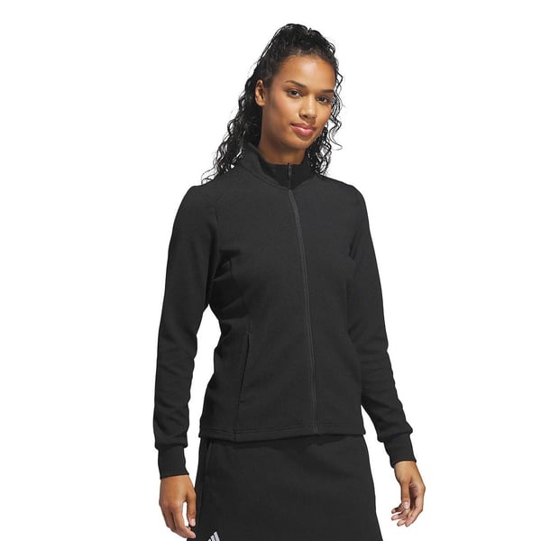 Adidas Womens/Ladies Performance Textured Full Zip Jacket