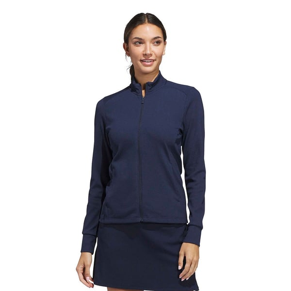 Adidas Womens/Ladies Performance Textured Full Zip Jacket