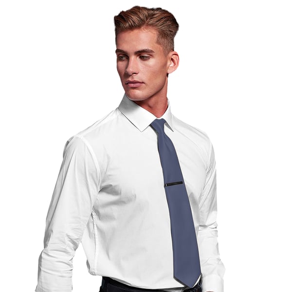 Premier Mens Plain Satin Tie (Narrow Blade)