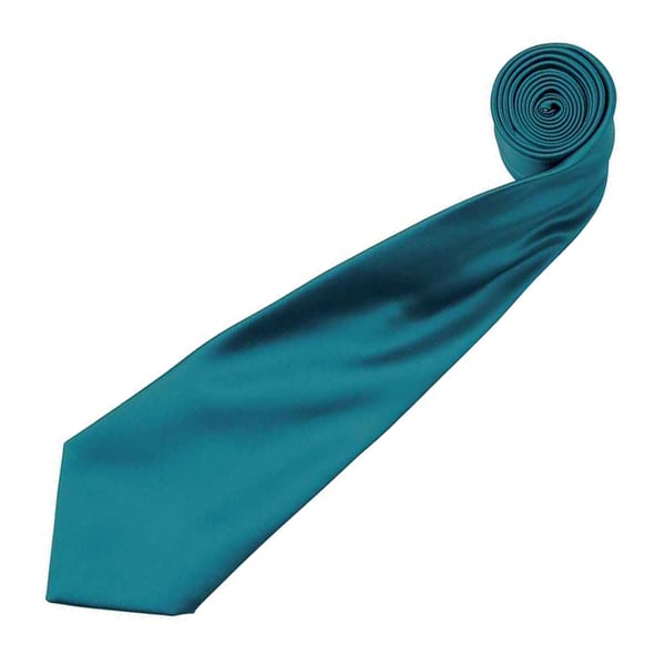 Premier Mens Plain Satin Tie (Narrow Blade)