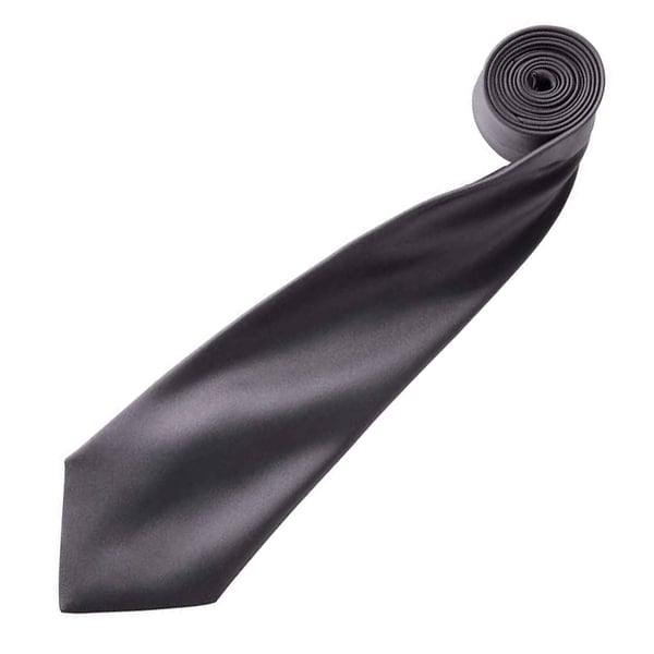 Premier Mens Plain Satin Tie (Narrow Blade)