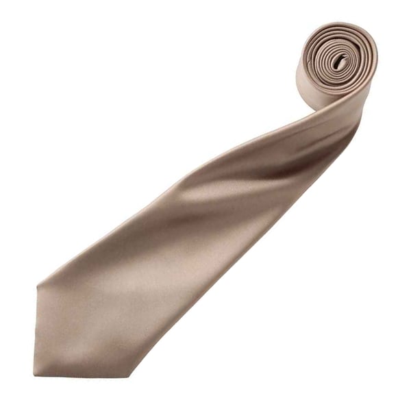 Premier Mens Plain Satin Tie (Narrow Blade)