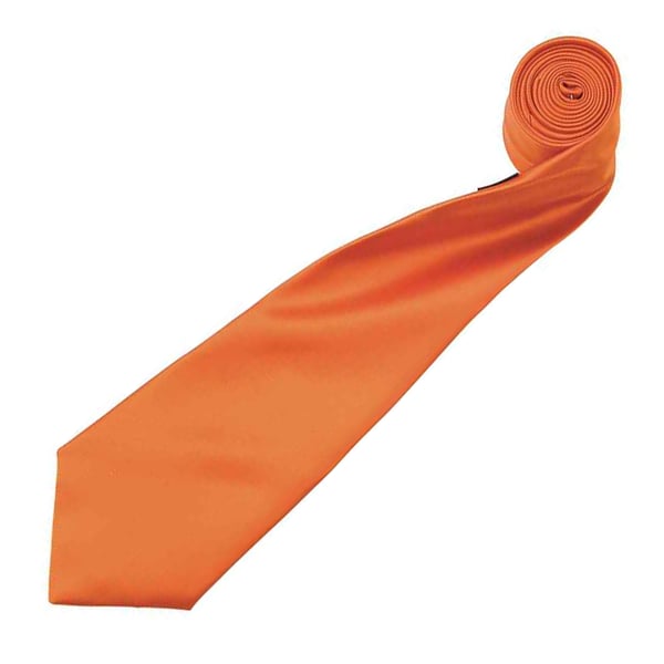 Premier Mens Plain Satin Tie (Narrow Blade)