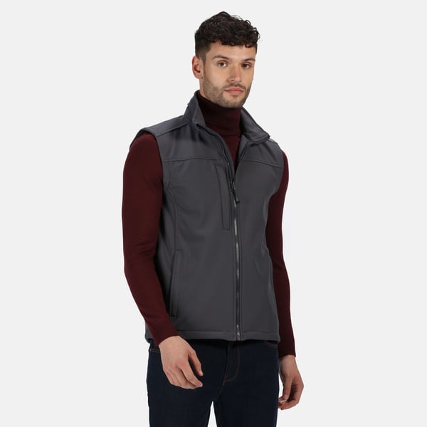 Regatta Mens Flux Softshell Bodywarmer / Sleeveless Jacket (Water Repellent & Wind Resistant)