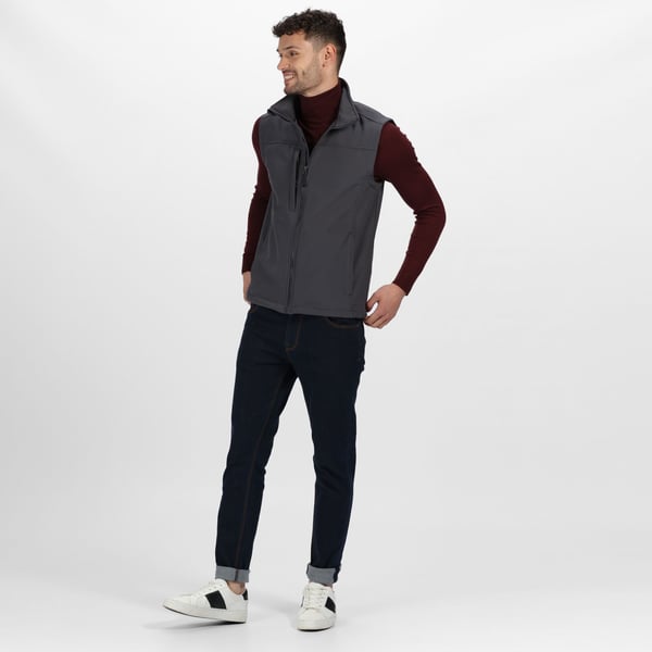 Regatta Mens Flux Softshell Bodywarmer / Sleeveless Jacket (Water Repellent & Wind Resistant)