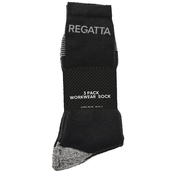 Regatta Mens Hardwearing Winter Work Socks (Pack Of 3)
