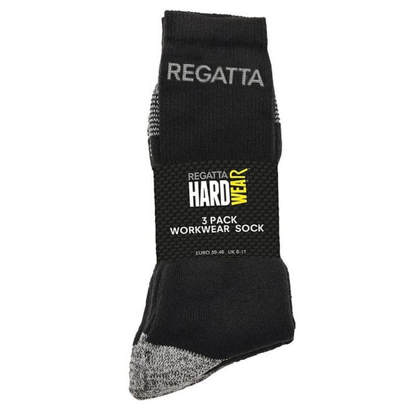 Regatta Mens Hardwearing Winter Work Socks (Pack Of 3)