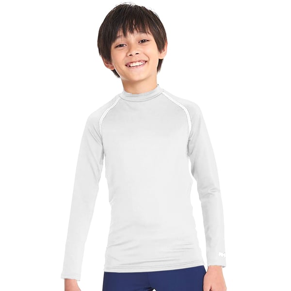 Rhino Childrens Boys Long Sleeve Thermal Underwear Base Layer Vest Top