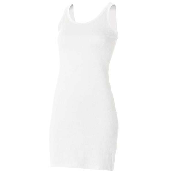 Skinni Fit Dame/kvinde ekstra lang stretch-top/vest