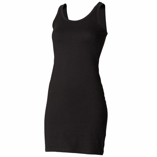 Skinni Fit Ladies/Womens Extra Long Stretch Tank Top / Vest Skinni Fit Ladies/Womens Extra Long Stretch Tank Top / Vest