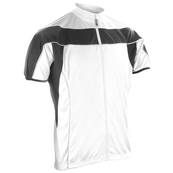 Spiro Mens Bikewear / Cycling 1/4 Zip Cool-Dry Performance Fleece Top / Light Jacket