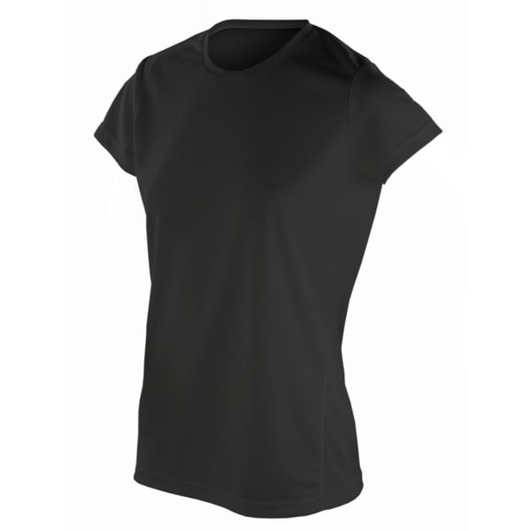 Spiro Womens/Ladies Sports Quick-Dry Short Sleeve Performance T-Shirt