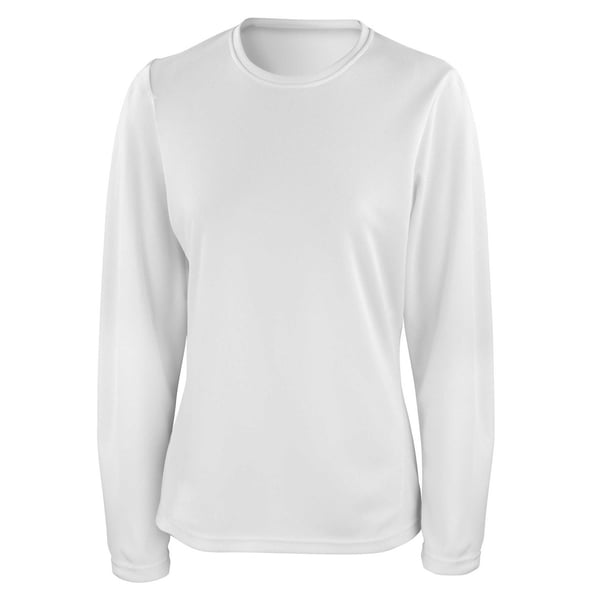 Spiro Ladies/Womens Sports Quick-Dry Long Sleeve Performance T-Shirt