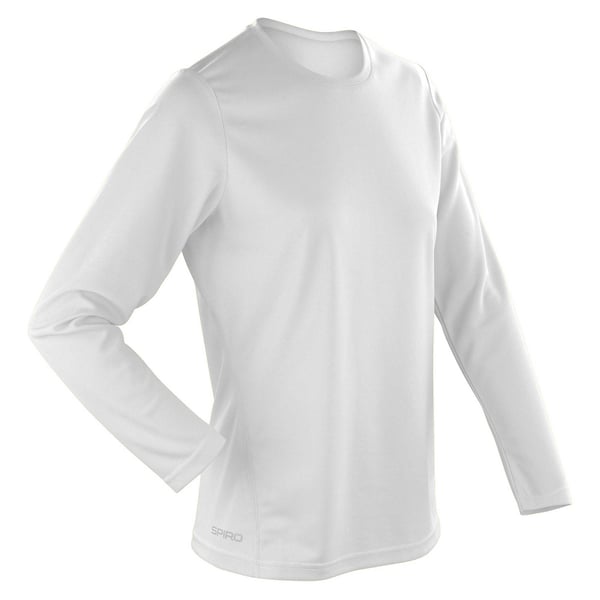 Spiro Ladies/Womens Sports Quick-Dry Long Sleeve Performance T-Shirt