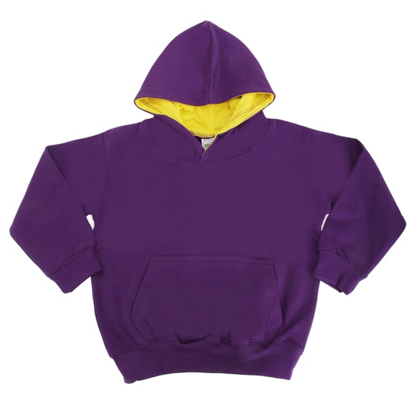 Awdis Kids Varsity Hooded Sweatshirt / Hoodie / Schoolwear