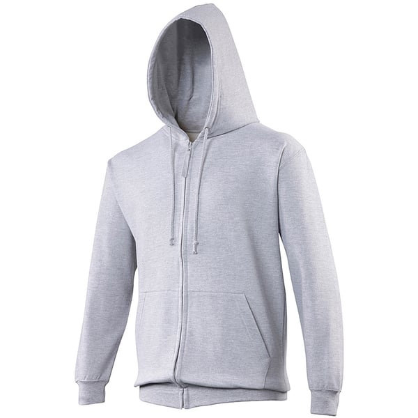 Awdis Plain Mens Hooded Full Zip Hoodie / Zoodie