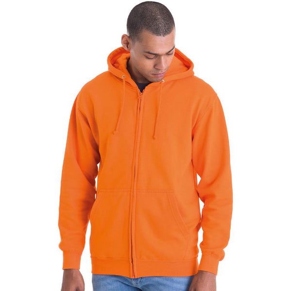 Awdis Plain Mens Hooded Full Zip Hoodie / Zoodie