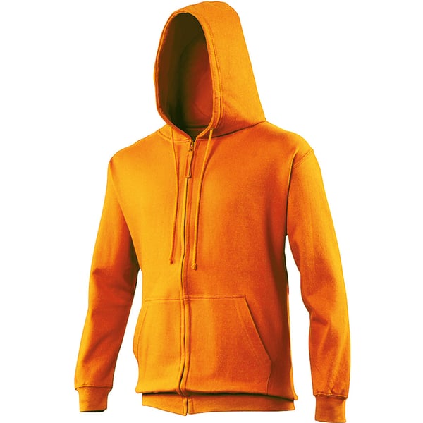 Awdis Plain Mens Hooded Full Zip Hoodie / Zoodie