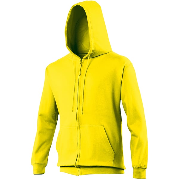 Awdis Plain Mens Hooded Full Zip Hoodie / Zoodie