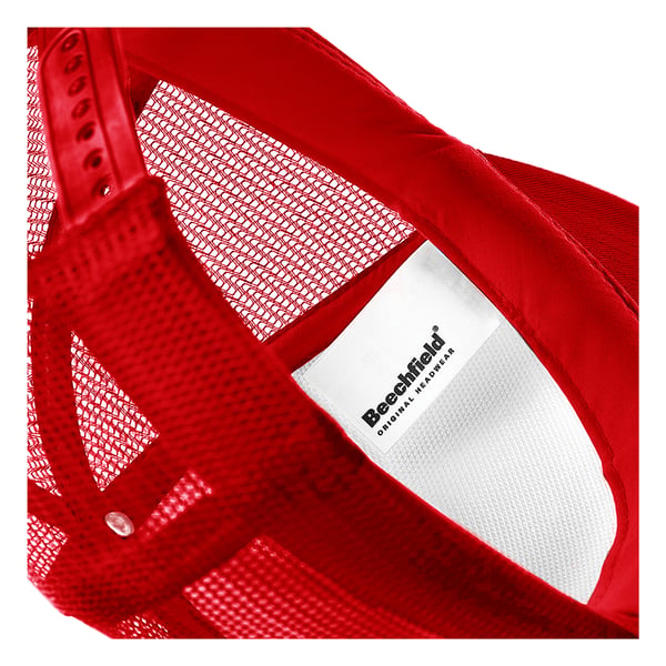 Beechfield Junior Vintage Snapback Mesh Trucker -lippalakki / päähine