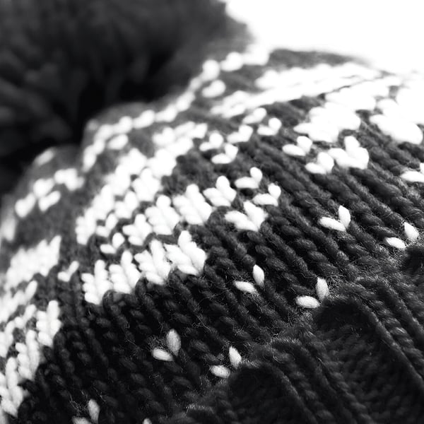 Beechfield Unisex Fair Isle Snowstar Winter Beanie Hat