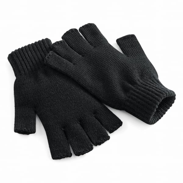 Beechfield Unisex Enfärgade Basiska Fingerlösa Vinterhandskar