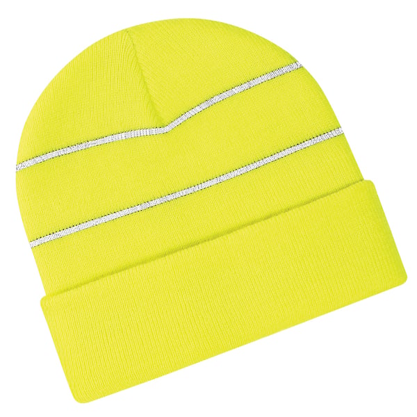 Beechfield Enhanced-viz Hi-Vis neulottu talvipipo