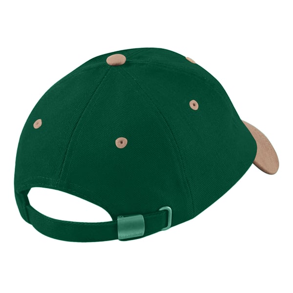 Beechfield Unisex Baseball Cap i kraftig børstet bomuld med lav profil