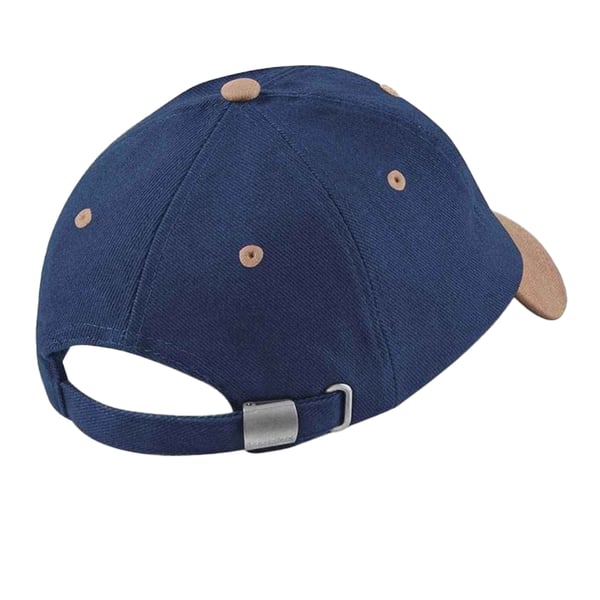 Beechfield Unisex Baseball Cap i kraftig børstet bomuld med lav profil