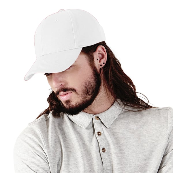 Beechfield Unisex Pro-Style Heavy Brushed Cotton Baseball Cap / Headwear