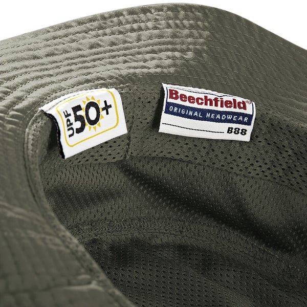 Beechfield Sommer Cargo Bucket Hat / Hovedbeklædning (UPF50 beskyttelse)