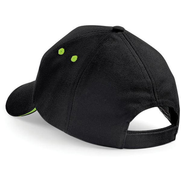 Beechfield Unisex Ultimate 5 Panel Kontrast Baseball Cap med Sandwich Peak / Hovedbeklædning
