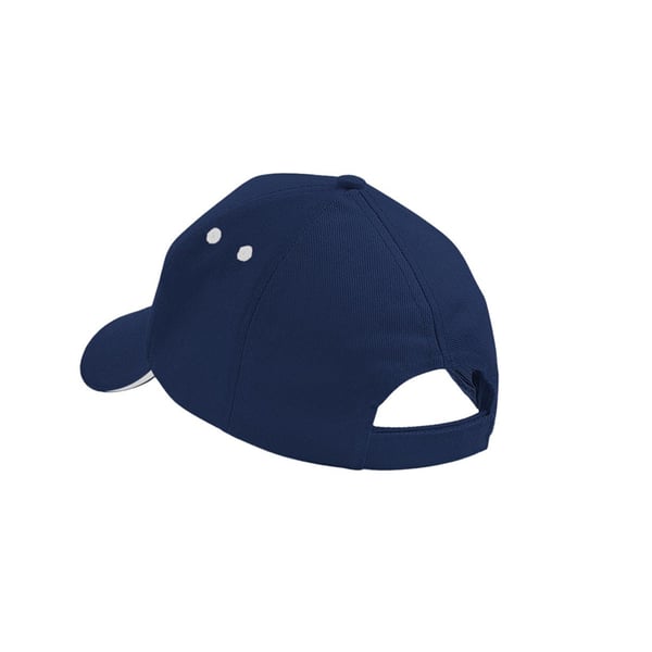 Beechfield Unisex Ultimate 5 Panel Contrast Baseball Cap With Sandwich Peak / Headwear