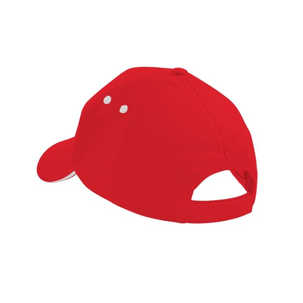 Beechfield Unisex Ultimate 5 Panel Contrast Baseball Cap With Sandwich Peak / Headwear