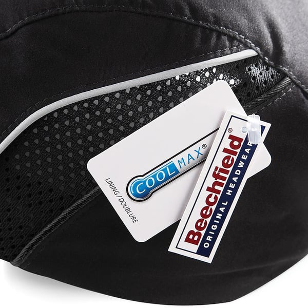 Beechfield Coolmax® Flow Mesh Baseball Cap / Hovedbeklædning