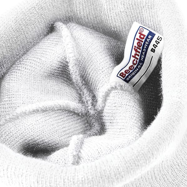 Beechfield Unisex Plain Winter Beanie Hat / Headwear (Ideal for Printing)