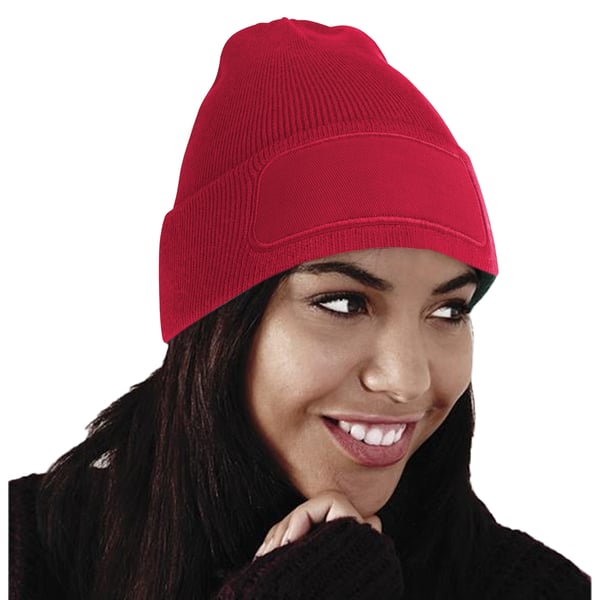 Beechfield Unisex Plain Winter Beanie Hat / Headwear (Ideal for Printing)