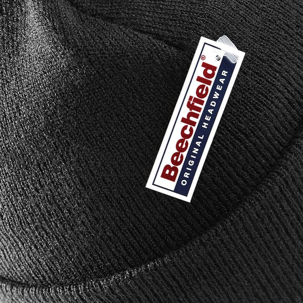 Beechfield Unisex Plain Winter Beanie Hat / Headwear (Ideal for Printing)